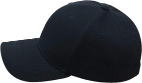 img 3 attached to Classic Adjustable Baseball Cap for Men and Women - Low Profile Design and Solid Color Options