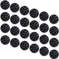 🔲 spito 24 pcs black wire grid cube plastic connectors, inner width 0.16 inches (0.4 cm), ideal for wire cube storage shelving, modular mesh organizer units, and closet organization logo