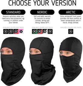 img 3 attached to 🧣 The Friendly Swede Balaclava Face Mask: Unbeatable Protection and Versatility with Neck Gaiter Bandana (Standard/Nordic/Arctic)