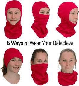 img 1 attached to 🧣 The Friendly Swede Balaclava Face Mask: Unbeatable Protection and Versatility with Neck Gaiter Bandana (Standard/Nordic/Arctic)