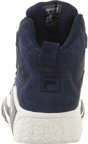 img 1 attached to 👟 Fila Fashion Sneaker in Classic Black and White - Sleek and Stylish Footwear