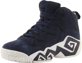 img 4 attached to 👟 Fila Fashion Sneaker in Classic Black and White - Sleek and Stylish Footwear