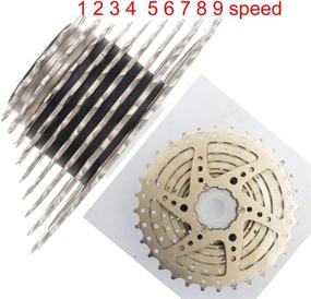 img 2 attached to 🚵 LANXUANR 9 Speed Mountain Bicycle Cassette: Super Light and Perfect Fit for MTB and Road Bikes