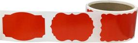 img 3 attached to 🎁 Vibrant Red Gift Tags: Holiday Present Stickers - 100 Labels, 2 x 3 Inch