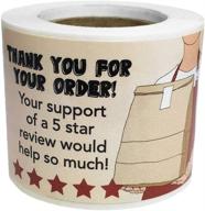 efficient star review delivery labels total: boost your shipping experience logo