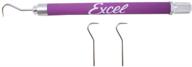🔪 excel blades weed hook tool: ultimate hook weeding tool for vinyl, craft, and cardstock - compatible with cricut, explore, silhouette, siser, oracal vinyls - with two replaceable .058 inch hooks logo