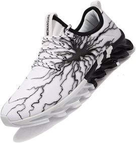 img 4 attached to MEINIANGUAN Boys Sneakers: Non Slip Breathable Lightweight Athletic Shoes