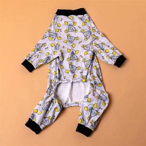 img 2 attached to LovinPet Large Dog Shirt: Sleepytime Elephants Prints for Post Surgery & Wound Care 🐘 - Lightweight Pullover for Full Coverage & Comfort - Ideal Pjs for Large Breed Dogs