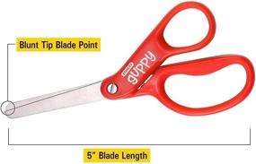 img 2 attached to 🧡 Stanley Guppy 5-Inch Blunt Tip Orange Kids Scissors (SCI5BT-ORG): Enhanced SEO-friendly Product Name