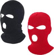 🧣 3-hole knitted balaclava for outdoor occupational health & safety products logo
