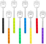 🐻 ohuhu 8 pack extendable telescopic bear claw back scratcher set: relieve itching and ease muscles, perfect portable massage tool for mother father christmas gift logo