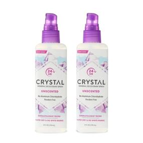 img 4 attached to 🌿 Unscented Crystal Mineral Deodorant Spray - Long-Lasting 24-Hour Odor Protection, Non-Staining & Non-Sticky, Aluminum Chloride & Paraben Free, 2 Pack