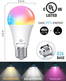 img 3 attached to 💡 Dimmable HitLights Lightbulbs: Colorful and Energy-Saving Illumination Solution