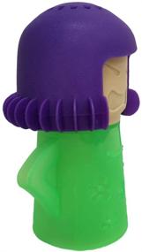 img 3 attached to 🔥 High Temperature Steam Cleaning Equipment Tool - Microwave & Fridge Deodorizer - Easily Clean Crud with Angry Mama - Add Vinegar and Water for Effective Results (Green)