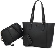 💼 versatile & chic: lovevook women's 3pcs purse set - perfect for work, events, and everyday use! logo