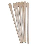 rayson wax sticks: 100-piece extra small wood craft spatulas for effective hair removal & eyebrow shaping logo