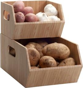 img 1 attached to Storage Organizer Multi Purpose Stackable Vegetables