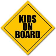 magnetic kids on board caution s​ign: a safety parent's trustworthy magnet logo