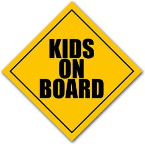 img 4 attached to Magnetic Kids On Board Caution S​ign: A Safety Parent's Trustworthy Magnet