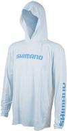 shimano рукав с капюшоном для рыбалки artic логотип