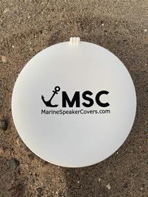 img 4 attached to 🔰 6.5 Inch Marine Speaker Covers - Pair of Sun, Water, and Dust Protection with Patented Military-Grade Silicone Design and Black Logo