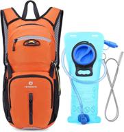 🎒 hiking backpack with 2l tpu water bladder: sports lightweight hydration packs логотип