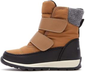 img 3 attached to Weestep Girls Boys Winter Cold Weather Snow Boot with Water Resistance (Toddler/Little Kid)