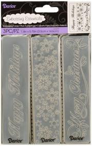 img 1 attached to Enhance your crafts with the Darice 3/Pack Seasonal Theme Embossing Folders