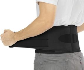 img 4 attached to 🏋️ Vive Lower Back Brace - Effective Support for Chronic Pain, Sciatica, Spasms, Nerve Compression, and Disc Herniation - Adjustable Lumbar Wrap for Optimal Pain Management and Relief