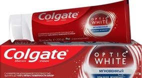 img 5 attached to 🦷 Colgate Optic White Advanced Teeth Whitening Toothpaste - Sparkling White, 3.2 Ounce (3 Pack)