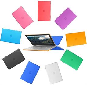 img 2 attached to 💻 mCover iPearl Aqua Hard Shell Case for 15.6" HP Envy X360 15-AQxxx / M6-AQxxx Series (15-AQ173cl / m6-AQ103dx, etc) Convertible laptops (X360-15-AQ)