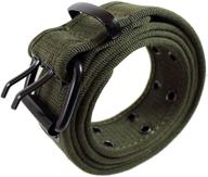 gelante canvas belt color 2043 black l men's accessories for belts logo