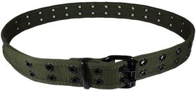 img 1 attached to Gelante Canvas Belt Color 2043 Black L Men's Accessories for Belts