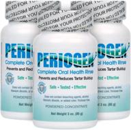 🦷 periogen (3-pack): the only clinically proven product to effectively reduce dental tartar buildup, alleviating red, sore, or bleeding gums logo