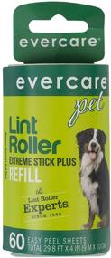 img 1 attached to 🐾 Evercare Extra Sticky Pet Lint Roller Refill - 240 Sheets (4 Packs)