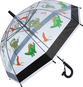 img 3 attached to 🌈 Clear Yellow Kids Foxfire Stick Umbrellas - Top Choice for Children