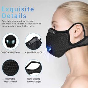 img 3 attached to SHEEN Protective Sport_Mask Exhalation Woodworking