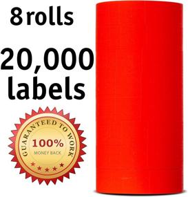 img 3 attached to 🔴 Fluorescent Red Labels For Monarch 1131 Labeler - Pack of 20: High Quality and Efficient