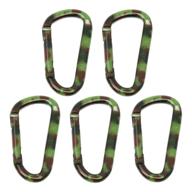 aluminum carabiner camouflage working outdoors logo