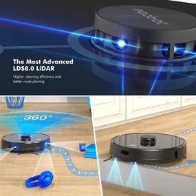 img 1 attached to 🤖 Neabot N2 Robot Vacuum: Self-Emptying, Wi-Fi Connected with Alexa, Lidar Navigation, Sweep, Mop, Vacuum Cleaner for Carpet & Hard Floors