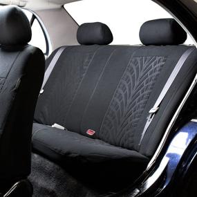 img 2 attached to 🚗 FH Group FB071115 Travel Master Black Seat Covers - Complete Set with Bonus Gift - Universally Compatible