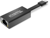 🔌 high-speed usb c to ethernet adapter for macbook pro, windows, macos, chromeos | plugable thunderbolt 3 compatible logo