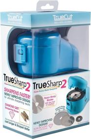 img 1 attached to 🔪 Enhanced TrueSharp 2 Blade Sharpener for Efficient Rotary Blade Sharpening