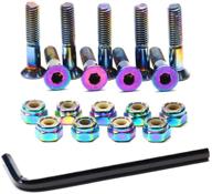 🛹 high-quality skateboard hardware mounting fasteners for longboards: ensuring a secure and smooth ride logo