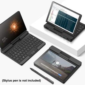 img 2 attached to 💻 One Netbook One Mix A1 Engineer PC Micro PC- 7" Touchscreen Laptop Notebook UMPC Tablet PC Windows 10 System Pocket Micro PC Computer Intel Core M3-8100Y 8GB RAM (512GB Storage)