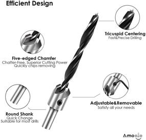 img 3 attached to Amoolo Деревообрабатывающий инструмент: Расточка и скос для точной отделки