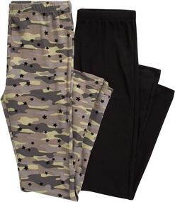 img 2 attached to Girls' Butter Soft Touch Printed Leggings: Stylish and Comfy Girls' Clothing Options