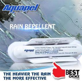 img 1 attached to Revolutionize Your Windshield with 10 Pack AQUAPEL Applicator: Unbeatable Water and Rain Repellent for Crystal-Clear Glass