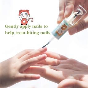 img 2 attached to 🖐️ HUGVIDAS Care for Nails: Bitter Nail Water to Correct Nail Biting Behavior - 10ML