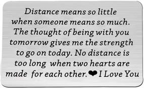 img 4 attached to 💑 Long-Distance Love: FUSTYLE Distance Boyfriend Deployment Husband